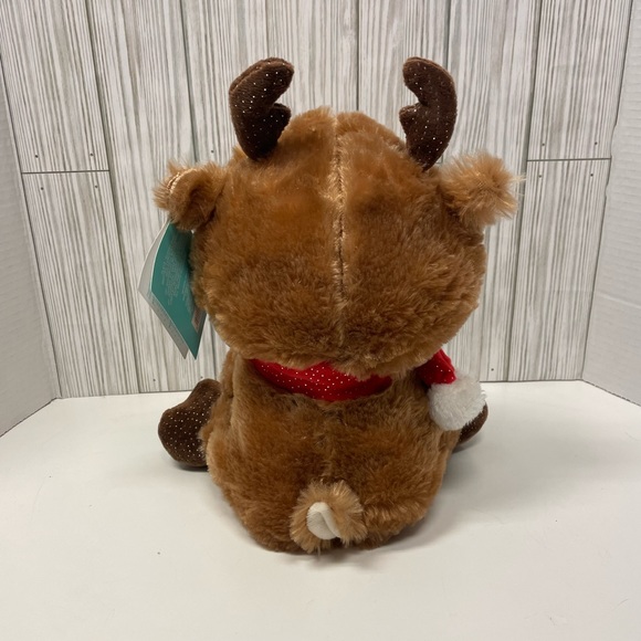 Walgreens Animated Christmas Reindeer Plush Sings and Sways to Sleigh Ride - Picture 5 of 7